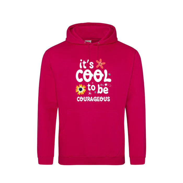 Classic Pink Sweatshirt with a Hoodie