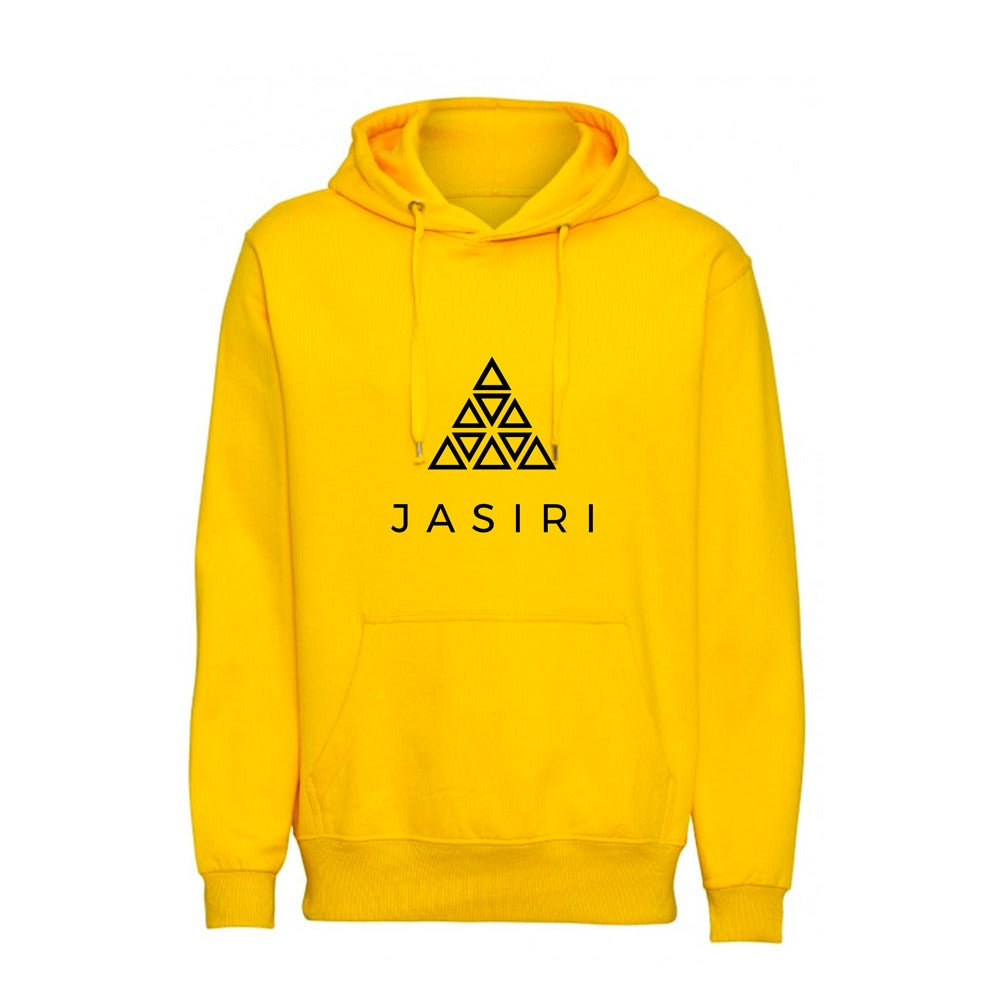 Classic Yellow Sweatshirt with a Hoodie