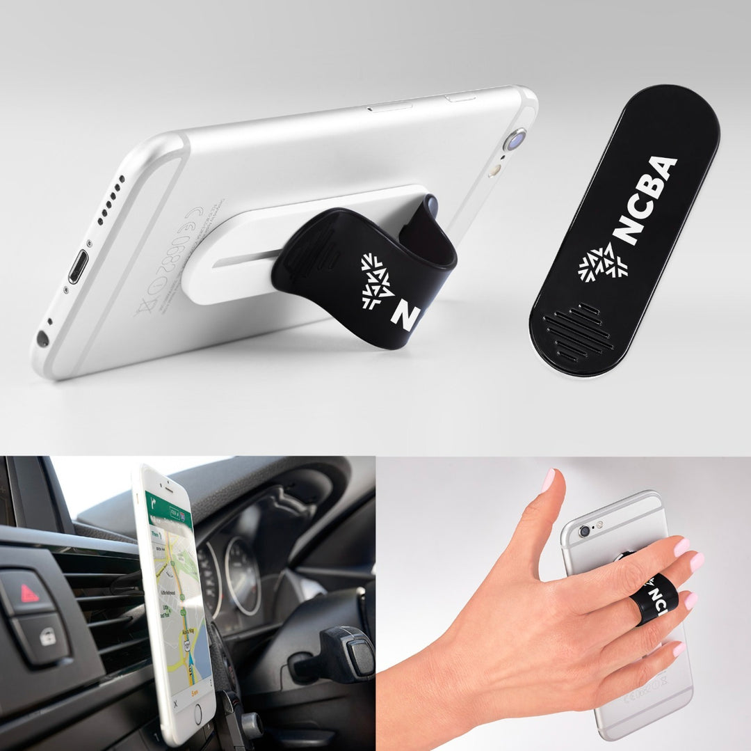 Scroller Phone Grip And Stand - Black