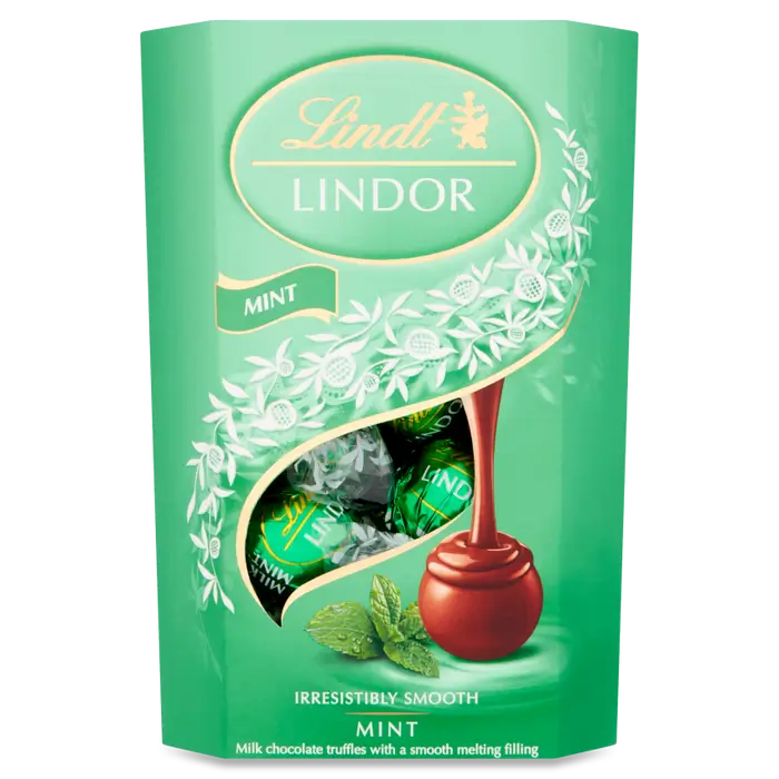 Lindt Lindor Milk Mint Truffles 200g