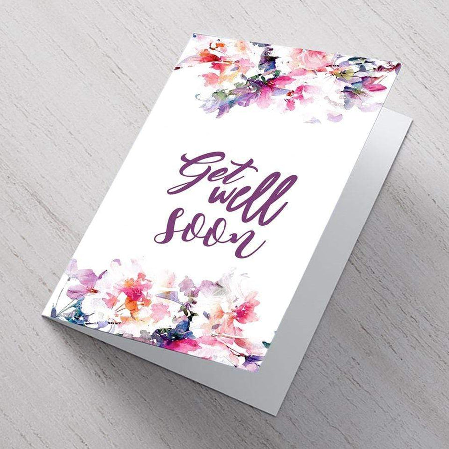 Card Floral Get Well Soon Card - A6 Card